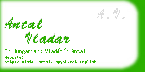 antal vladar business card